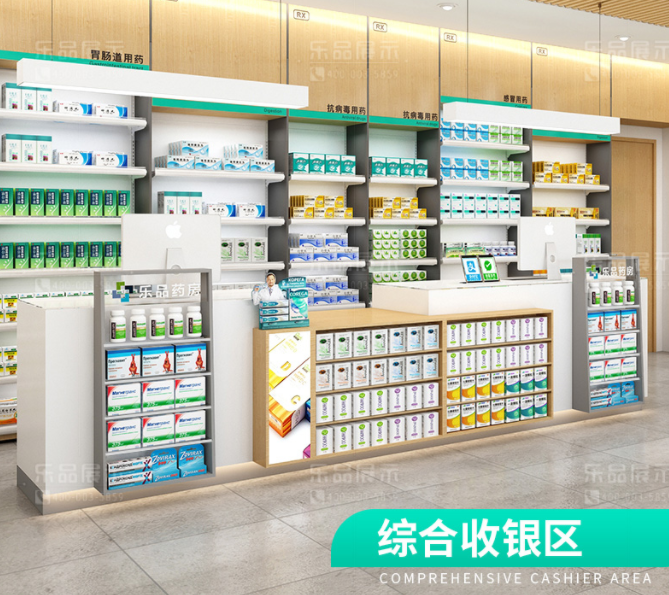 常用的药店货架尺寸规格都有哪些 药店货柜规格有哪些种类