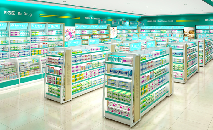 2022年新开药店如何选择药店货架 怎么挑选药店货架