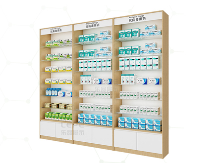 药店背柜货架