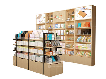 文具店单双面货架